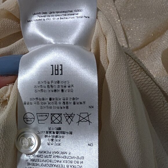 IRO | Lorelle wrap-effect pleated lamé mini dress - Picture 12 of 16